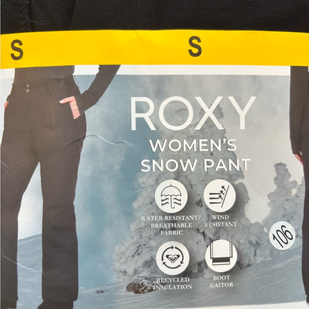 Roxy Women's Black Snow Pants